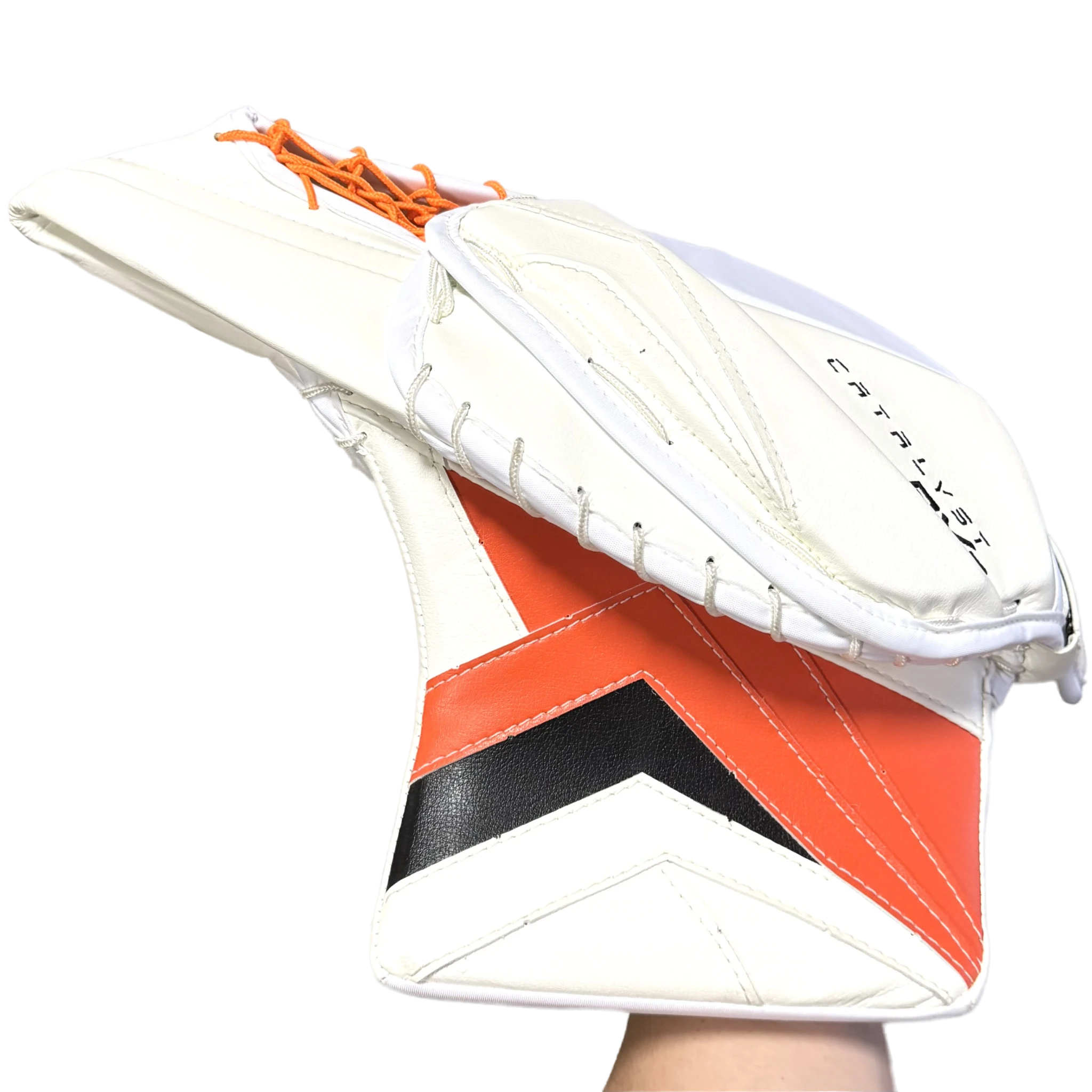 True Catalyst PX3 - Nouveau gant de gardien Pro Stock (blanc/orange/noir)